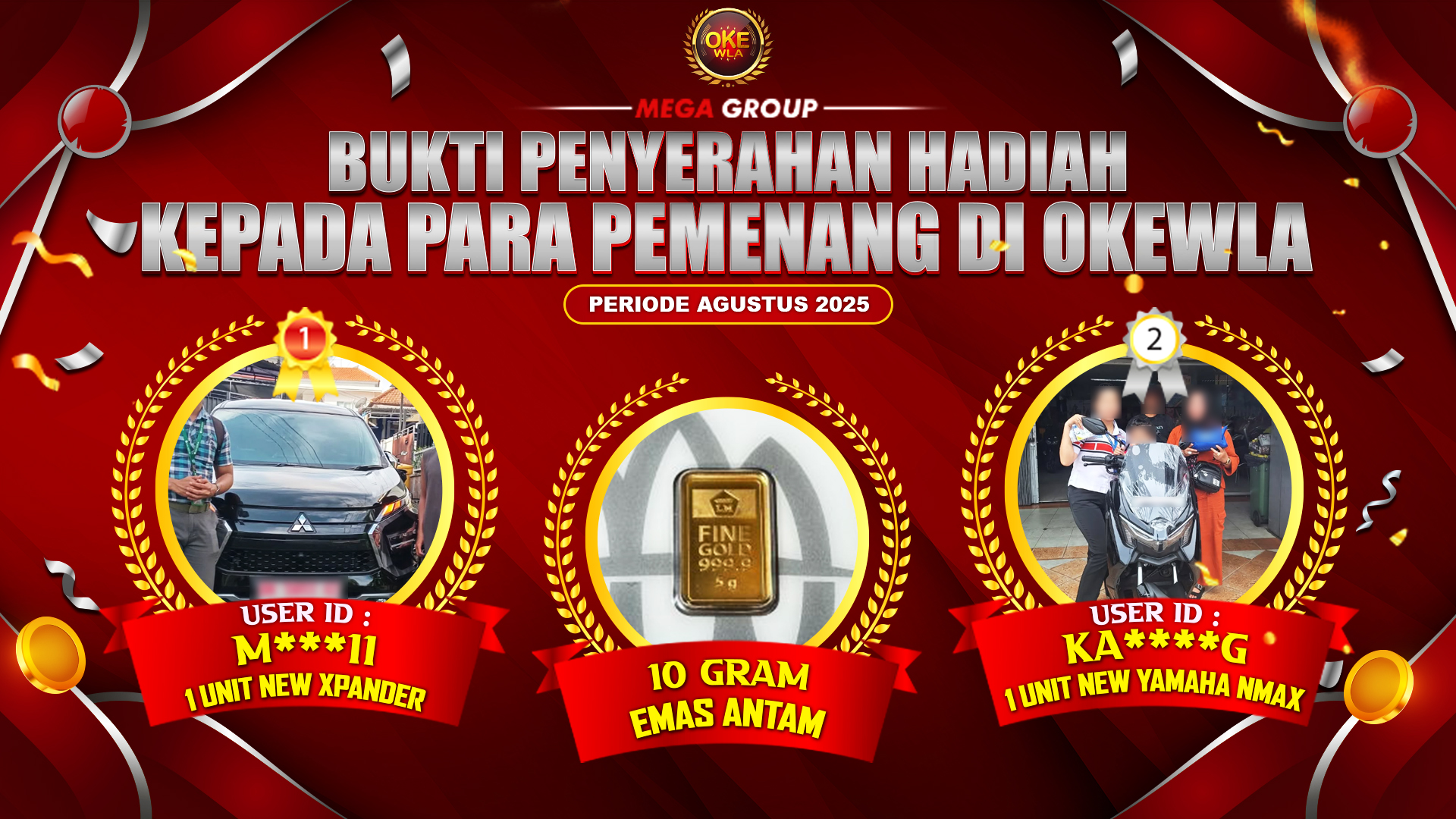 Selamat Kepada Member Setia FOR4D Sudah Memenangkan Satu Unit Mobil New Xpander