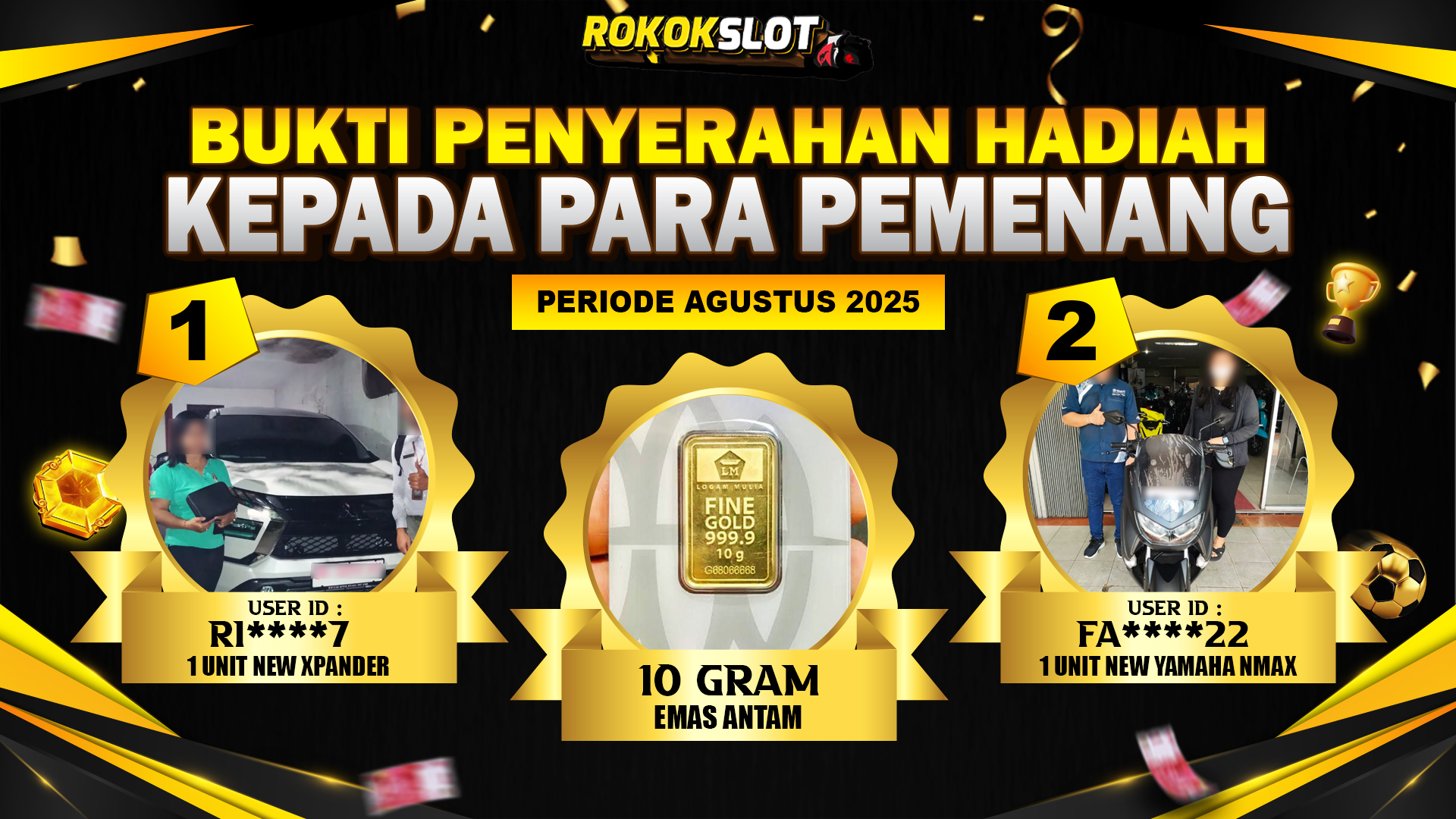 Selamat Kepada Member Setia OKEWLA Sudah Memenangkan Satu Unit Mobil New Xpander